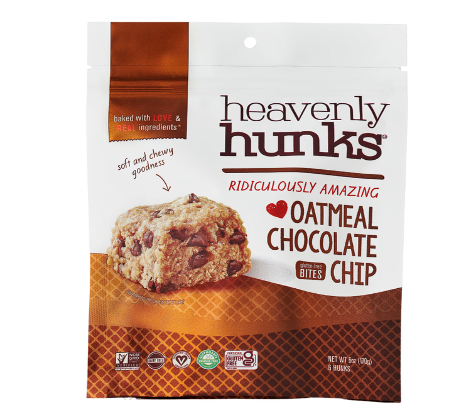 Oatmeal Chocolate Chunk Heavenly Hunk 6 oz Bag