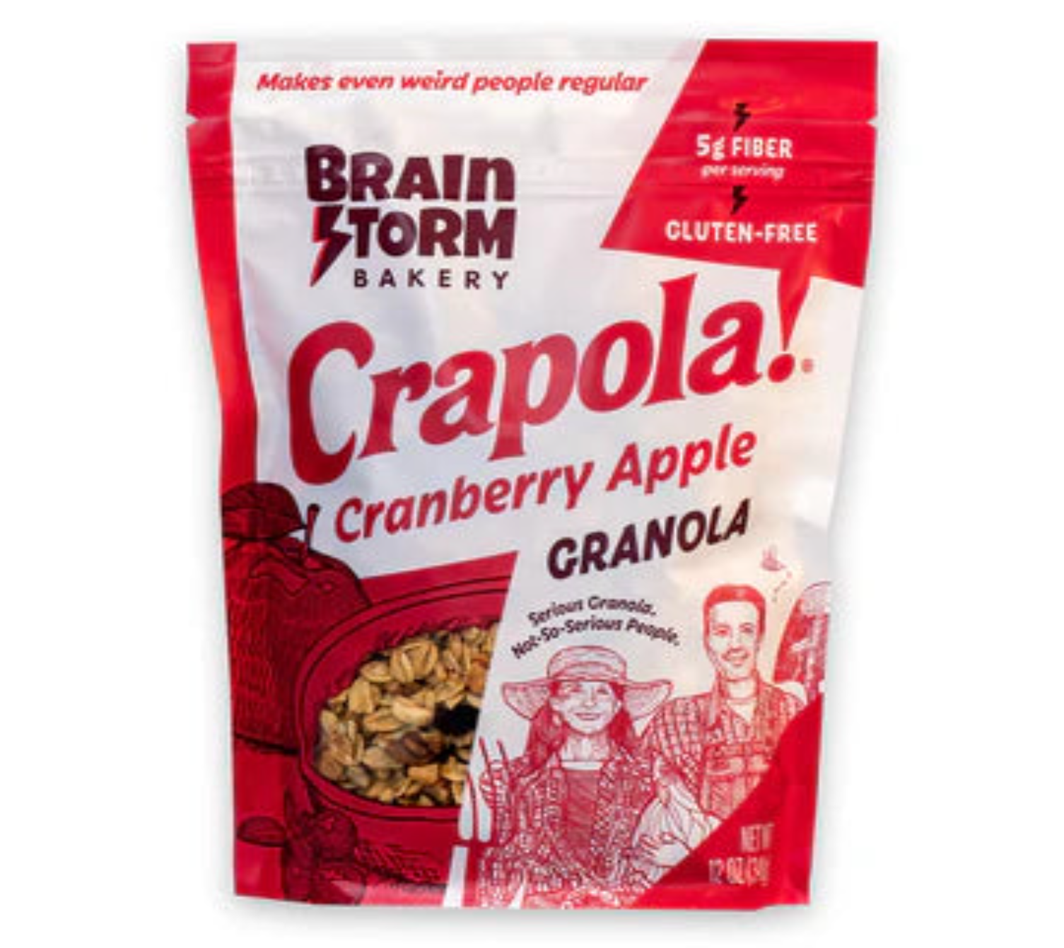 Crapola! Cranberry Apple Granola – 12oz